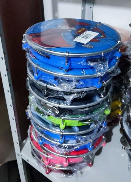 PANDEIRO LUEN 8" JUNIOR LIGA DA JUSTIÇA 