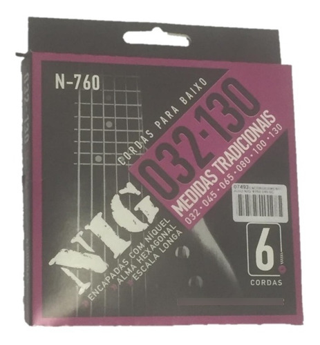 CORDA NIG CONTRABAIXO 6 CORDAS 045 - N760