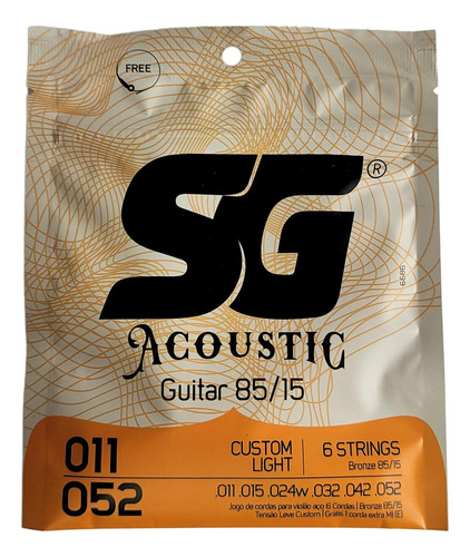 CORDA SG VIOLÃO AÇO BRONZE 011 IZ-6686